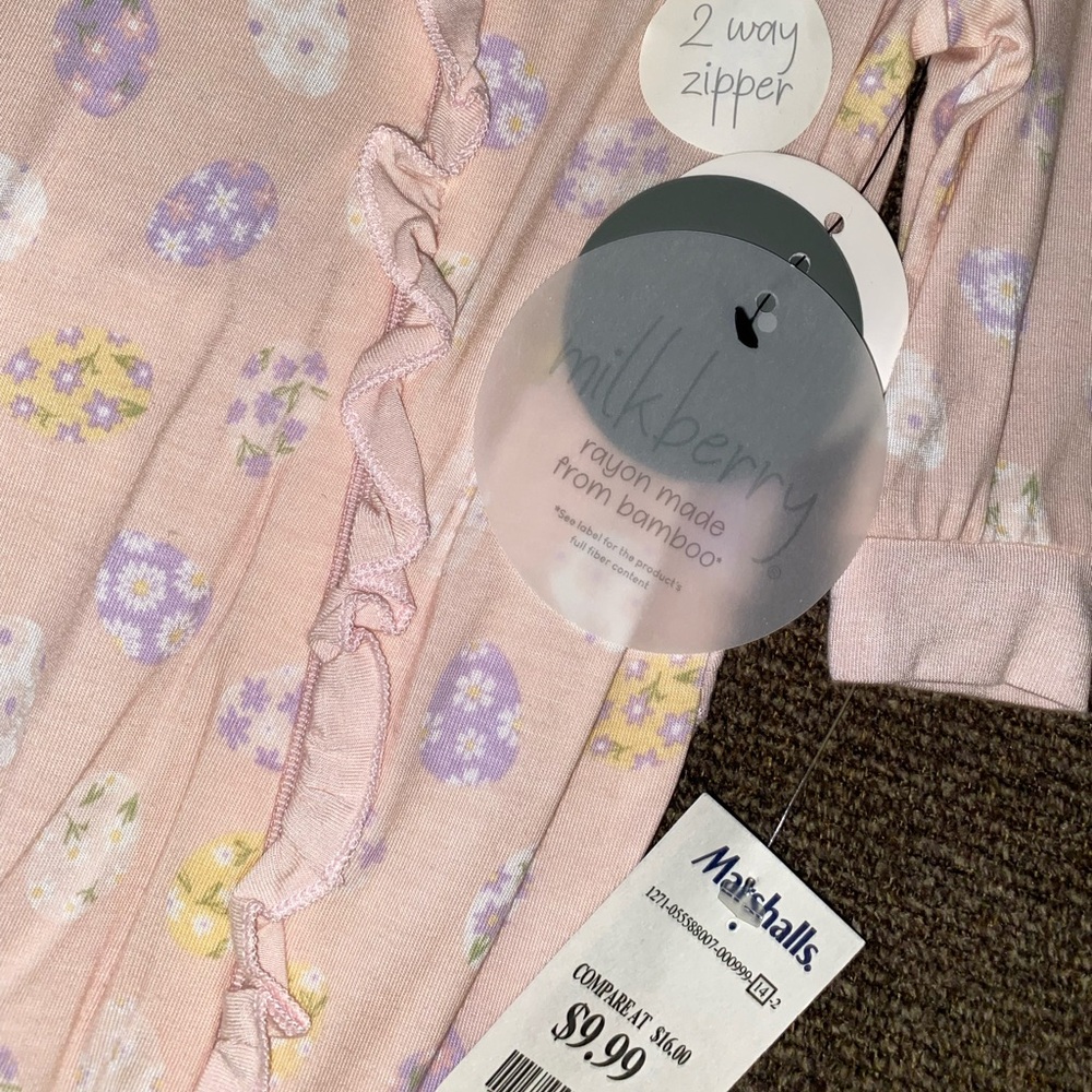 Easter Egg Footie Pajamas - Picture 4 of 5